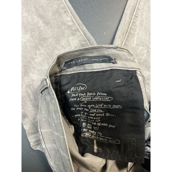 RESIN The Lariat Ankle Skinny Gray Size 23 - Picture 3 of 6